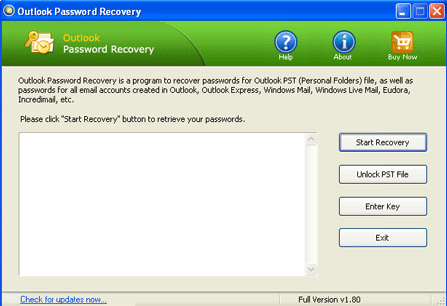 Outlook Pst Password Recovery Freeware