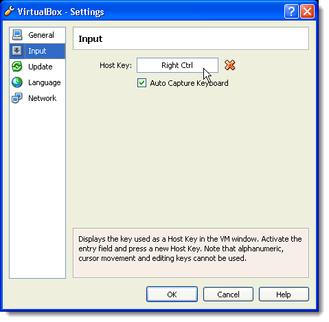 what is virtualbox host key