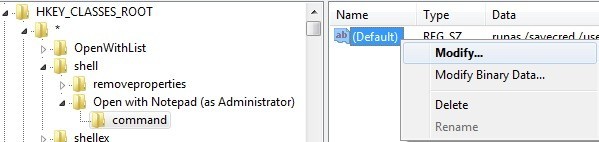 cmd open notepad as administrator