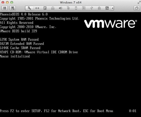 Vmware bios