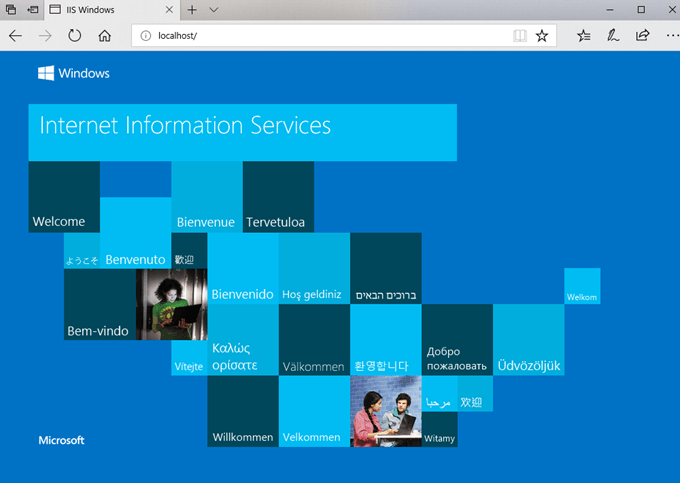 Iis windows 10 не работает localhost