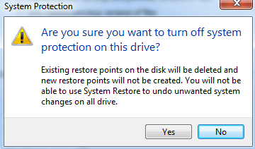 should i delete old windows restore points