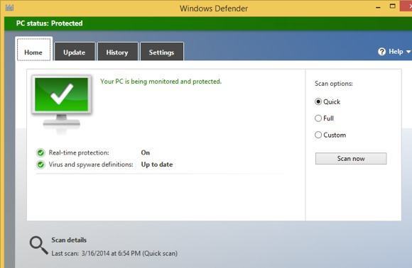 Как сделать полное сканирование windows defender